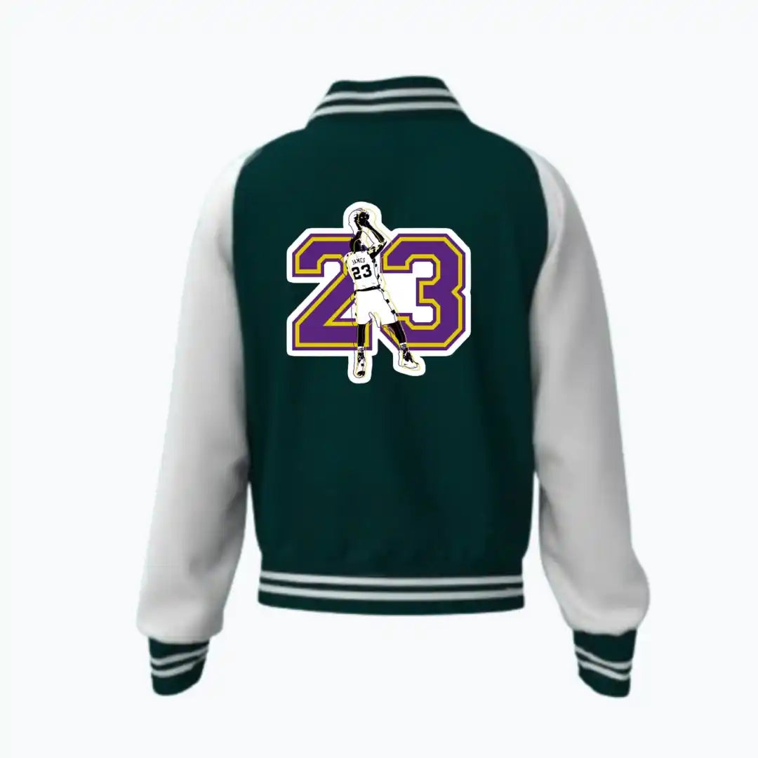 Champion's Pride : DarkGreen Lakers Varsity Jacket