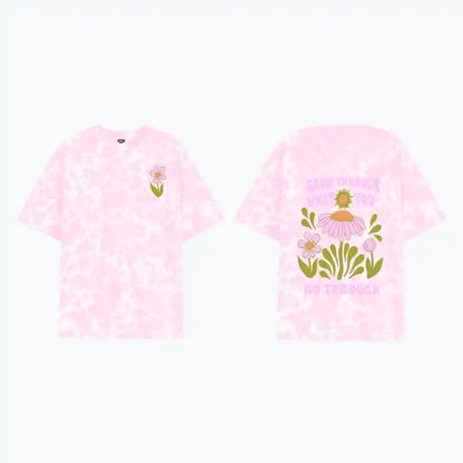Grow Through Pink Tie-Dye T-Shirt