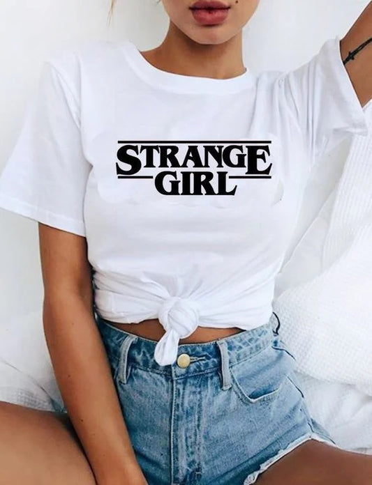 Strange Girl White T-Shirt